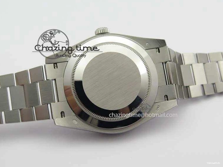 1:1 Bracelet Day-Date Dial Ice Noob Edition A3255 40mm SS on 228206 SS Textured Blue Best 0405